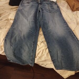 PacSun Blue Wide Leg Jeans